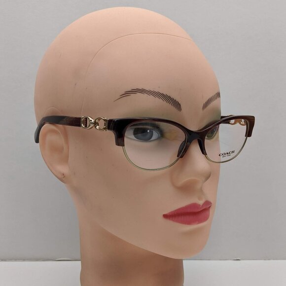 🕶️Coach HC5063 Kitty 5271 Eyeglasses 51/16 135 /ALH129🕶️ - Picture 5 of 6